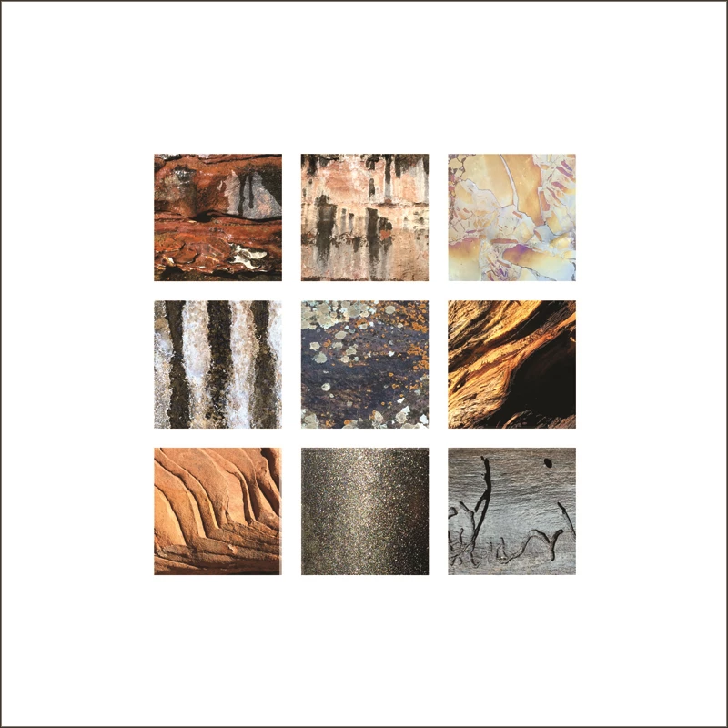 Close up photographs of rock surfaces in Zion National Park. Close up photographs of rock surfaces in Zion National Park.