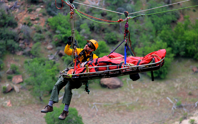 Highline on Hidden Canyon.