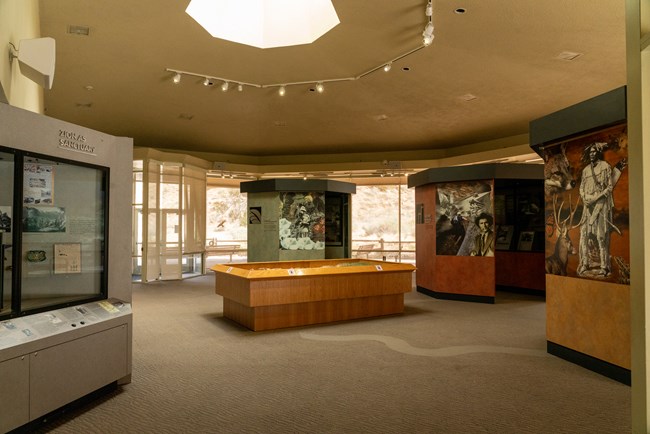 View of the Zion Human History Museum exhibit space