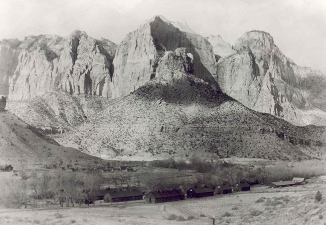CCC Camp in Zion Canyon CCC Camp in Zion Canyon