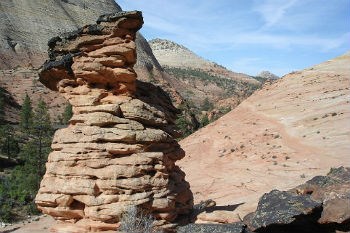 Hoodoo in Navajo Sandstone