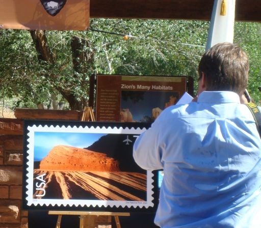Zion postage stamp unveiled in recent Zion Centennial ceremony