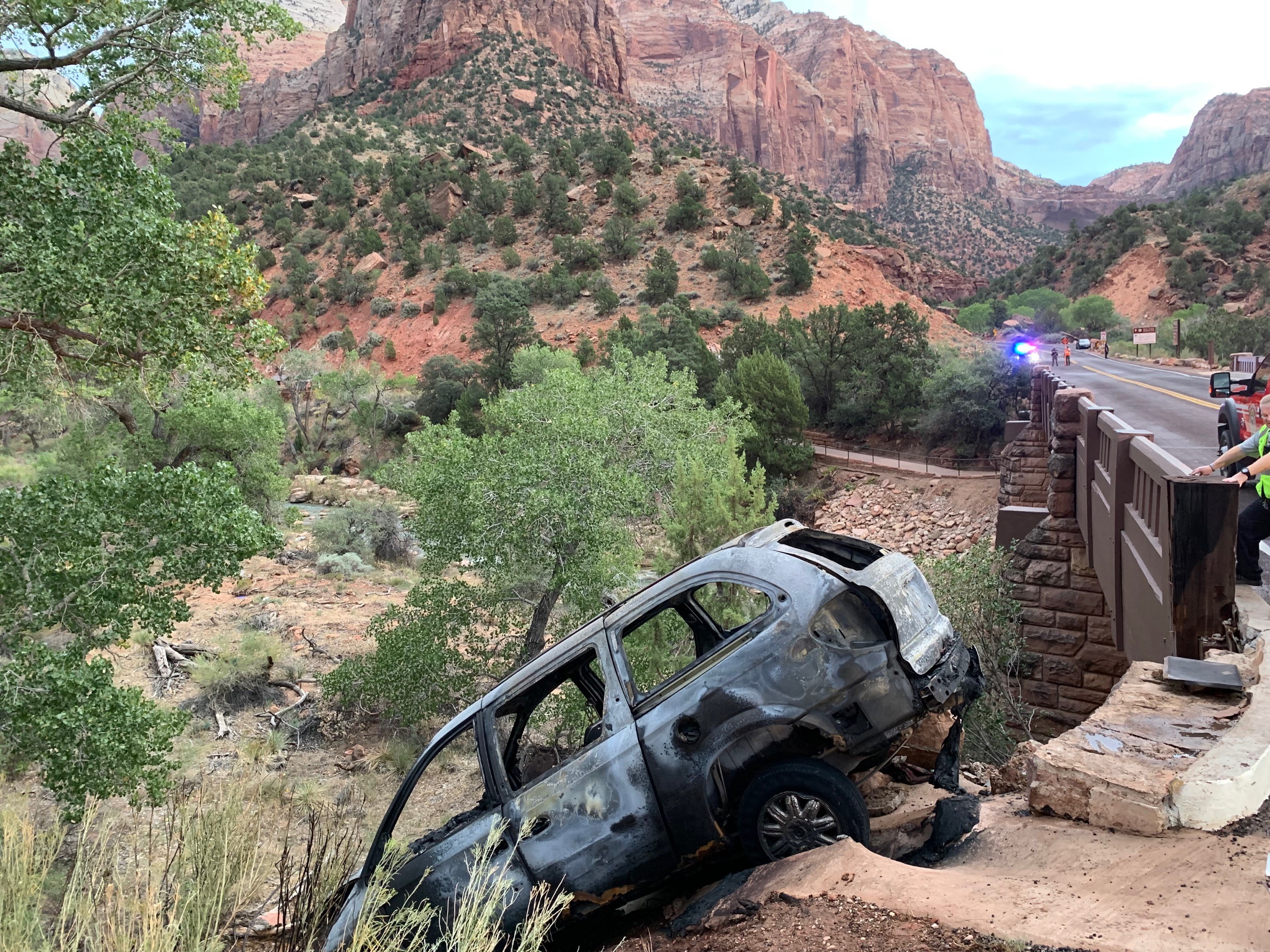 ZION_Burned Car_Canyon Junction_8_31_2021 ZION_Burned Car_Canyon Junction_8_31_2021