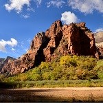 Rock formation resembling a pipe organ