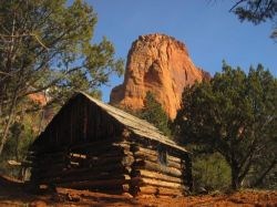 Larson Cabin in Kolob Canyons Wilderness