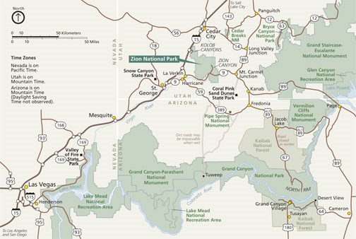 Zion-Area-Map-Website
