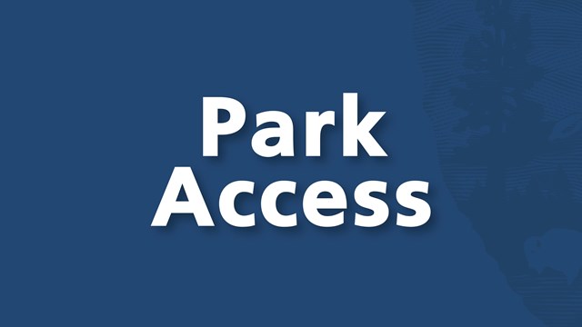 The words "Park Access" surrounded by a blue background.  